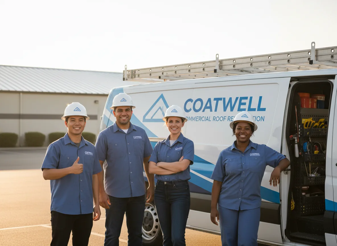 Commercial roof coating company in Fleetwood, NC